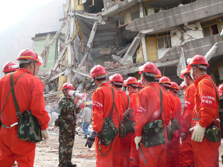 組織救援隊馳援汶川地震災區 天華股份